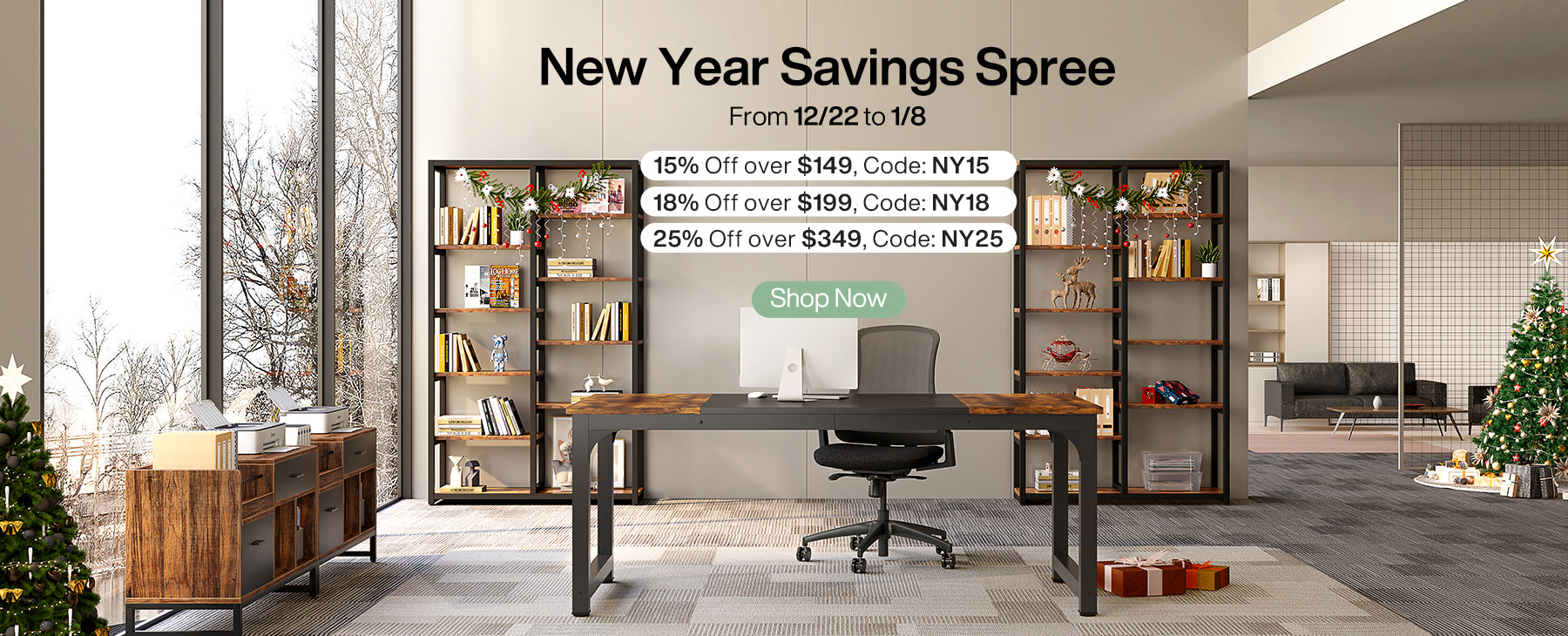 Up to 25% Off New Year Savings Spree