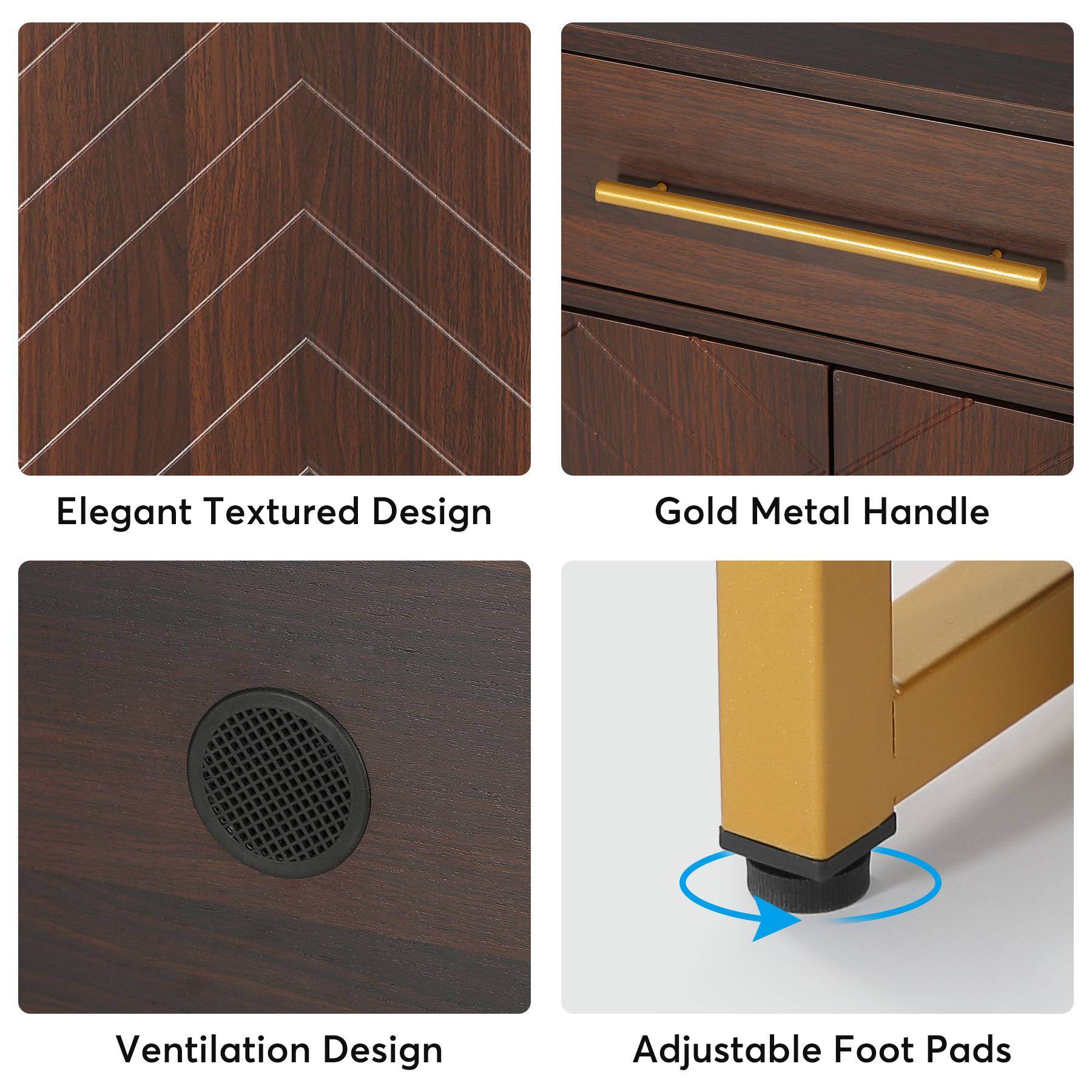 Tribesigns Shoe Cabinet, 20 Pair Shoe Organizer with Drawer & Adjustable Shelves Tribesigns