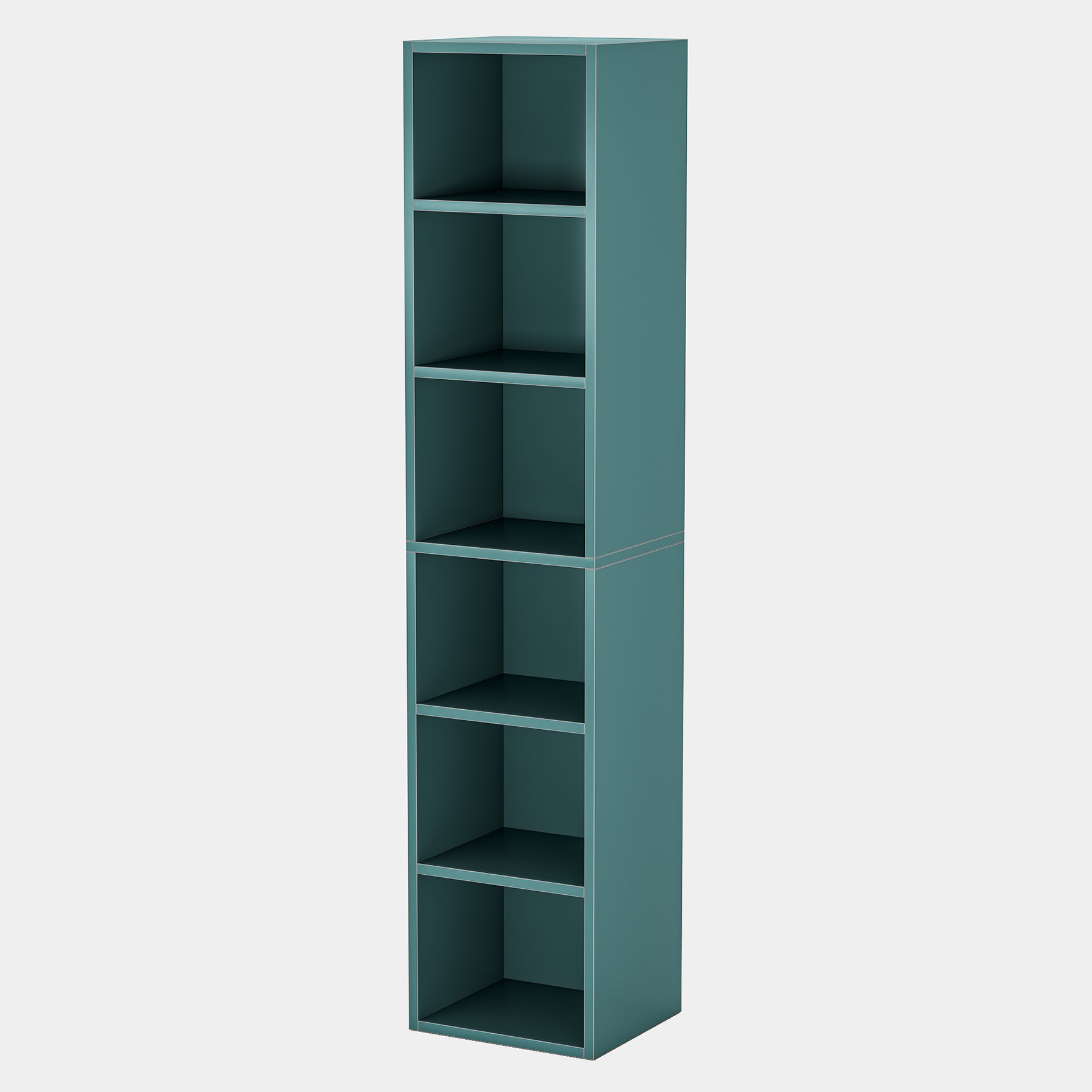 6-Tier Bookcase 70.9" Cube Display Shelves