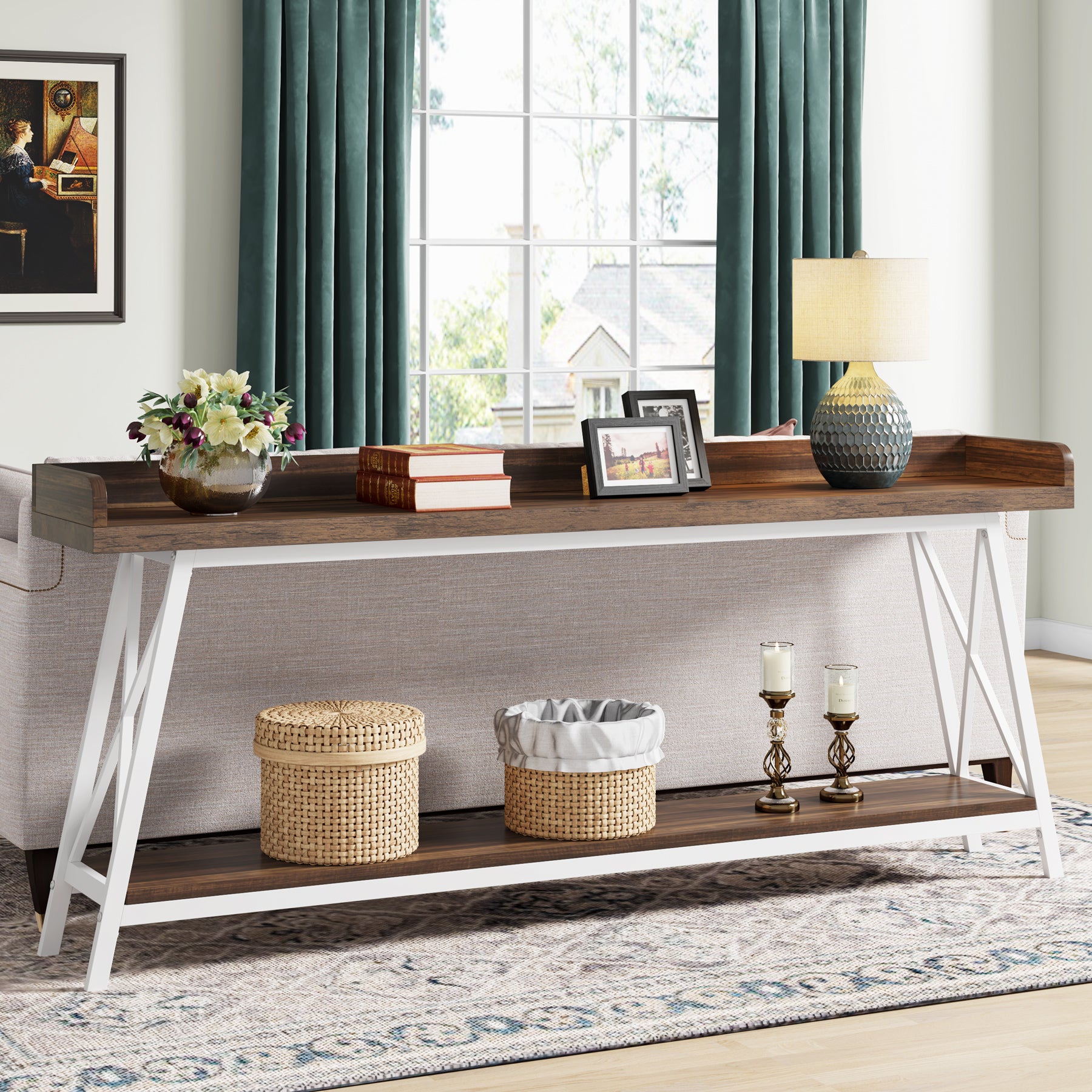 Brown & White swatch