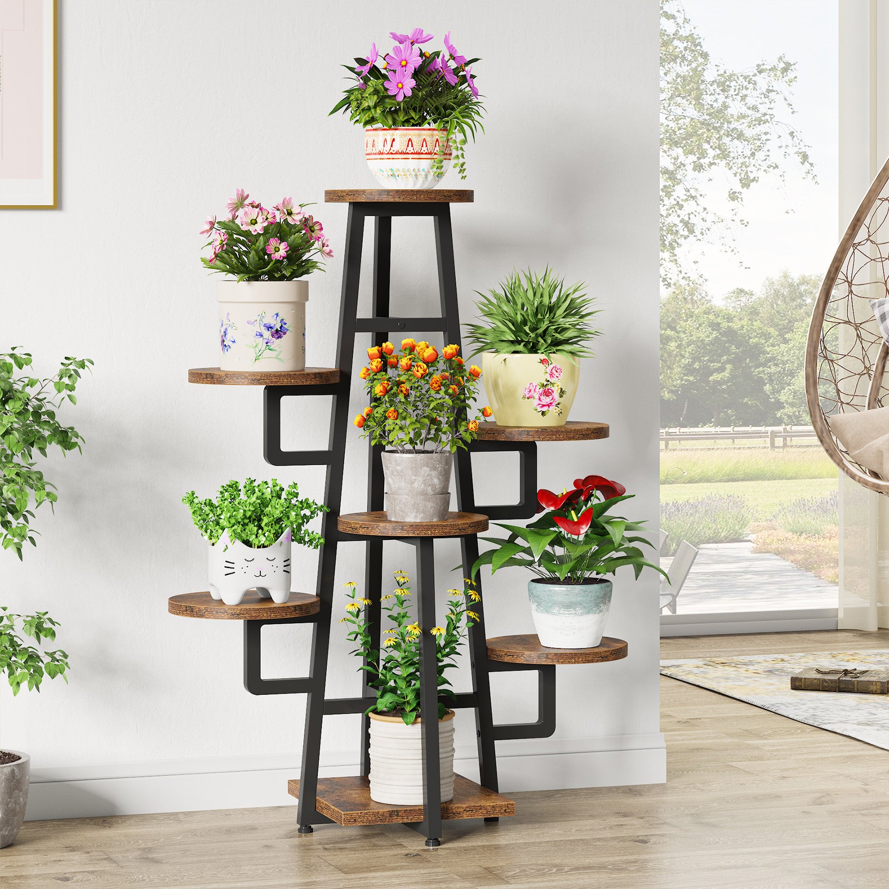 7 Tier Plant Stand Plant Pots Holder Rack