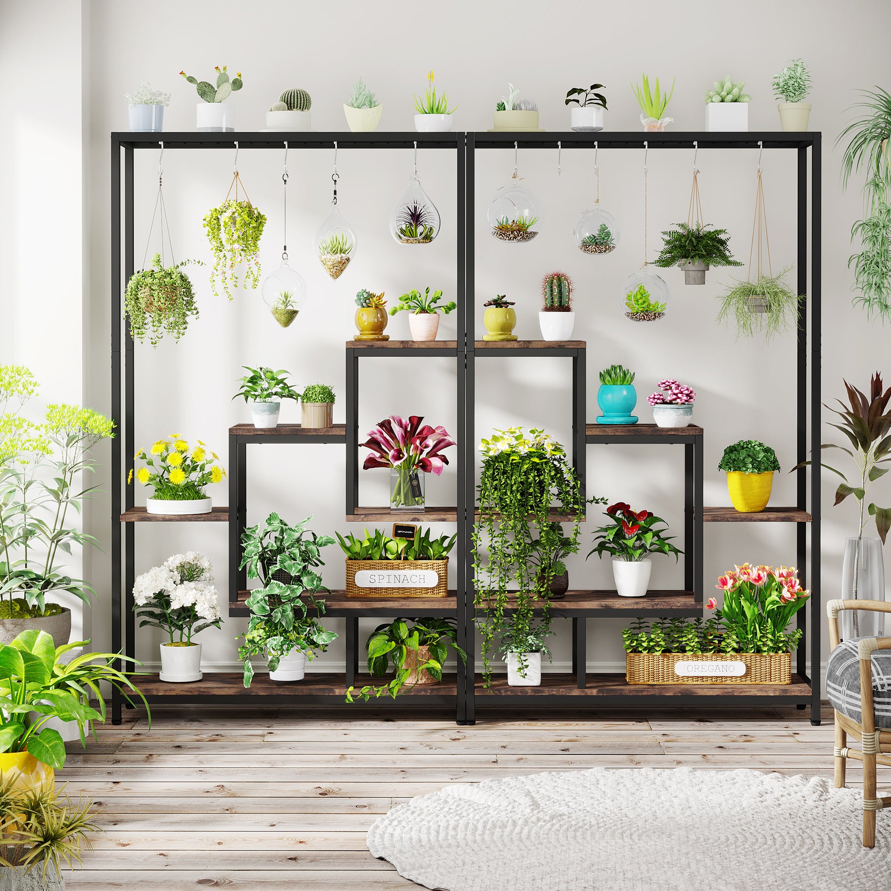 70.9" Plant Shelf 5-Tier Display Rack