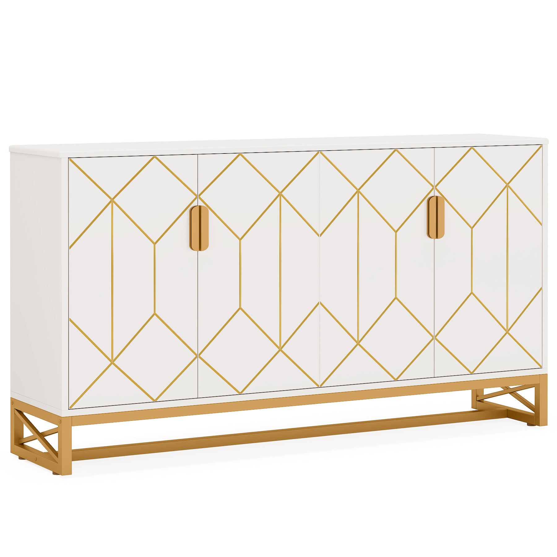 Sideboard Buffets Cabinet with Storage Shelves