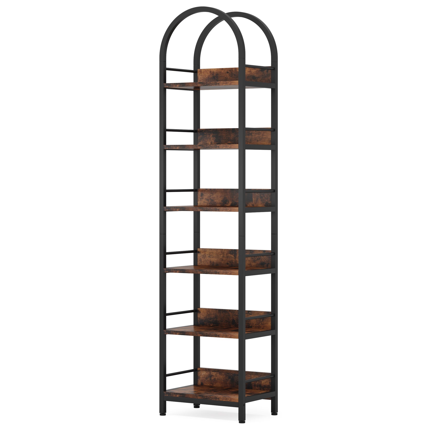 6-Tier Bookshelf 78.7" Narrow Bookcase