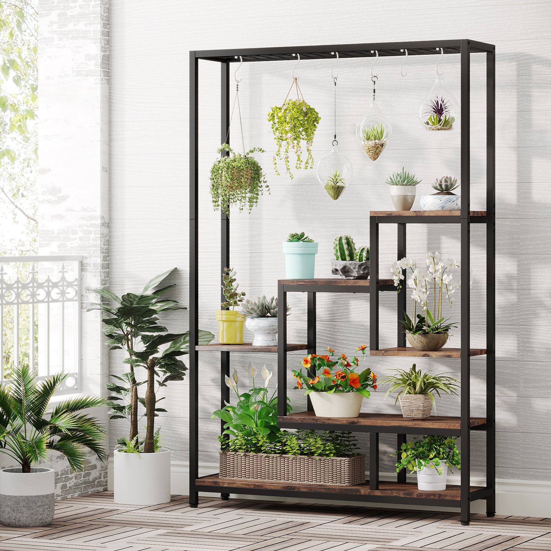 70.9" Plant Shelf 5-Tier Display Rack