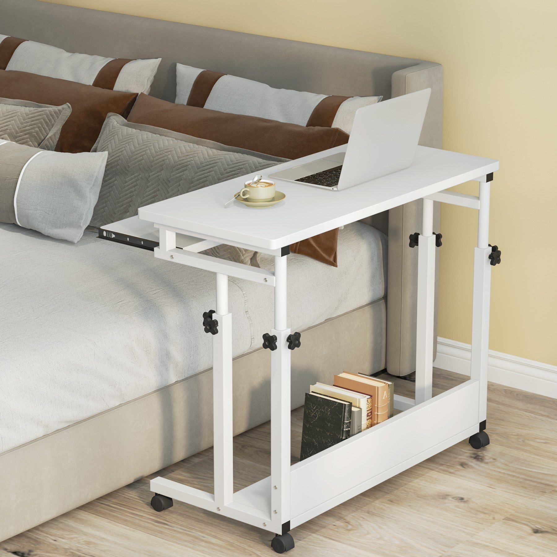 Tribesigns Height Adjustable Desk, Rolling Standing Desk Portable Desk Tribesigns