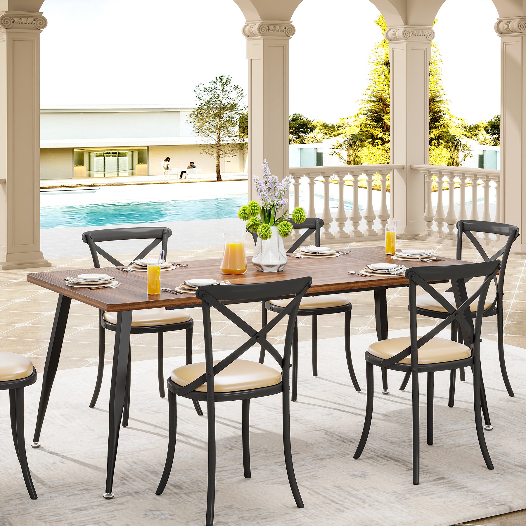 70.9" Rectangular Dining Table