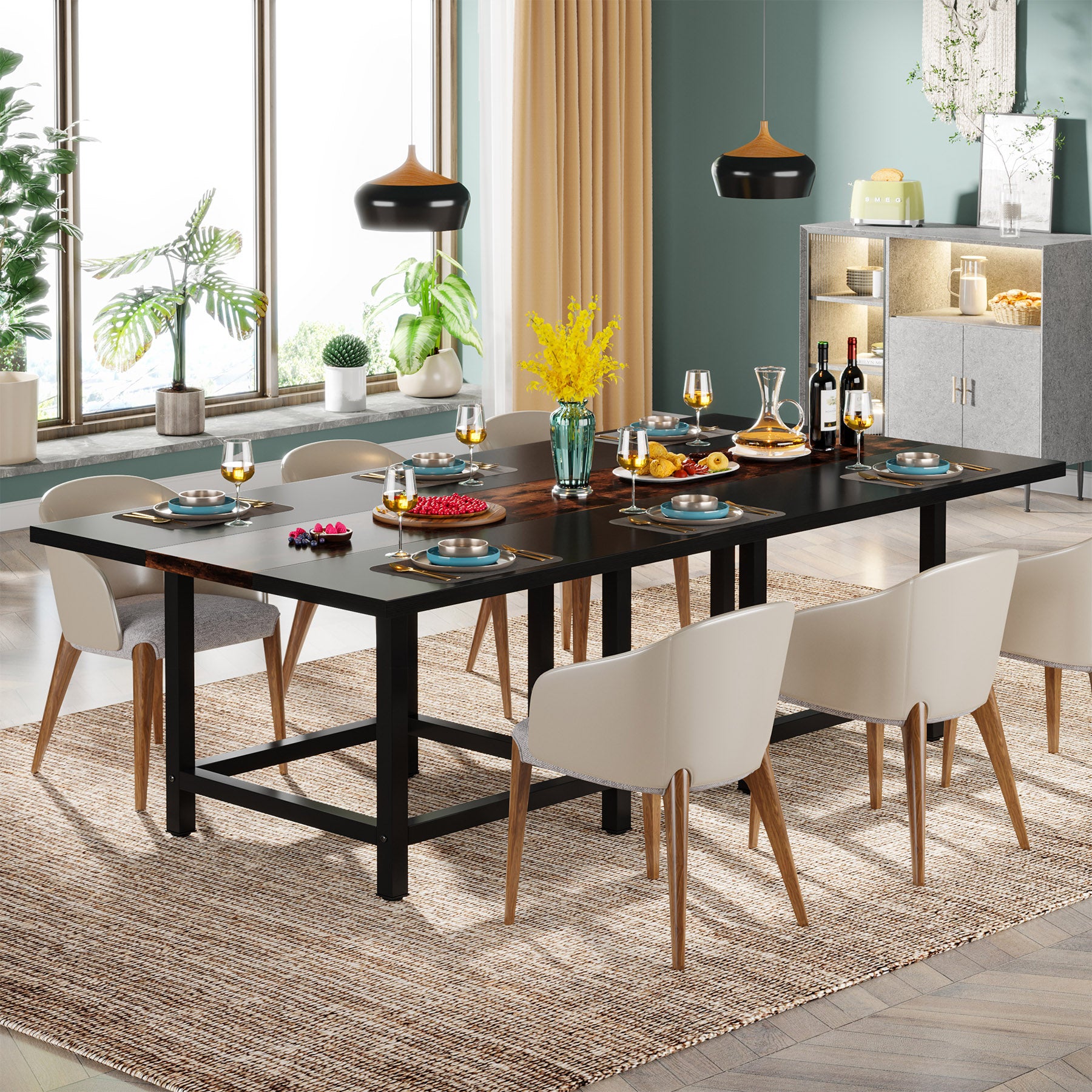 Square Dining Kitchen Table for Small Space