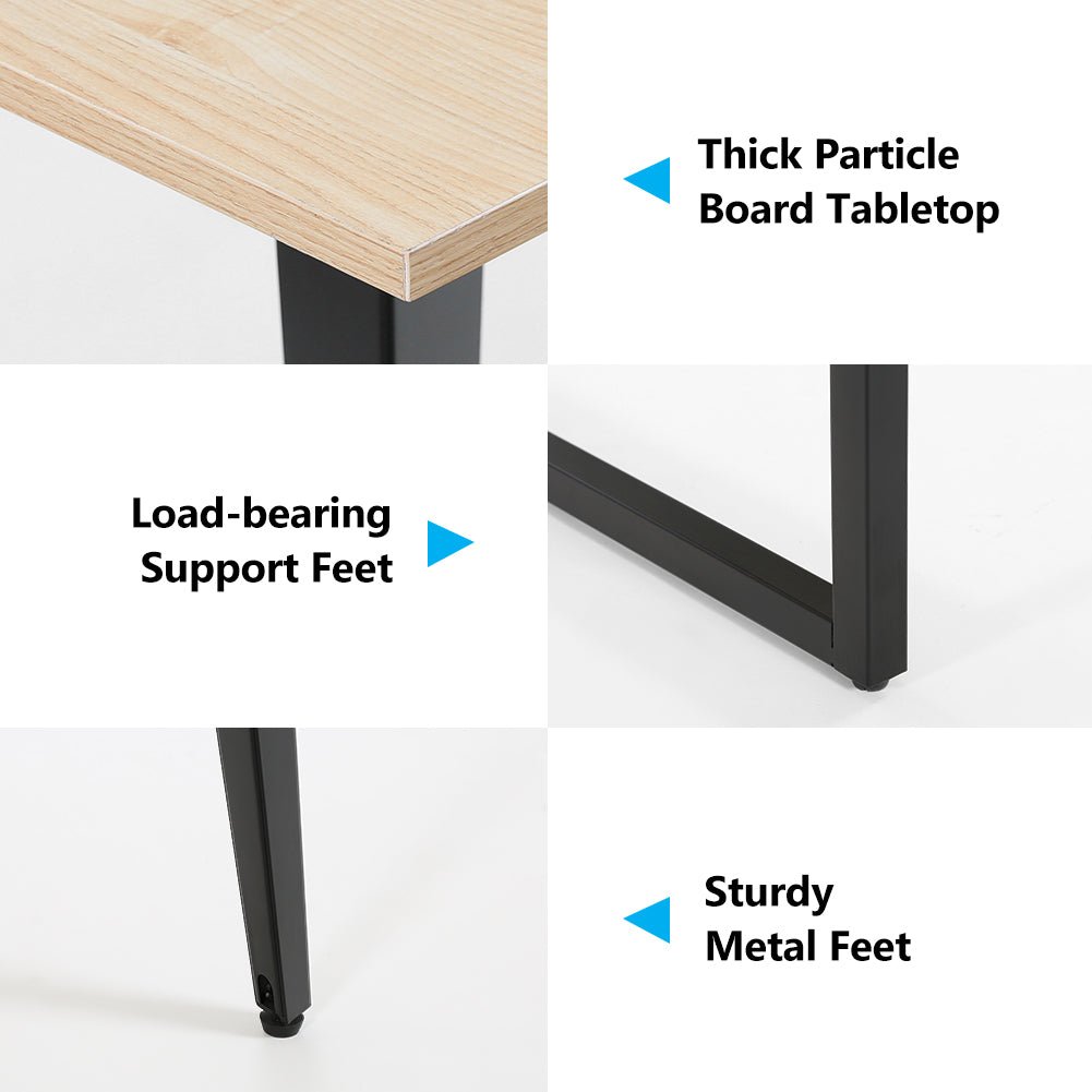 Tribesigns Conference Table, Modern 6FT / 8FT Boat Shaped Meeting Table Tribesigns