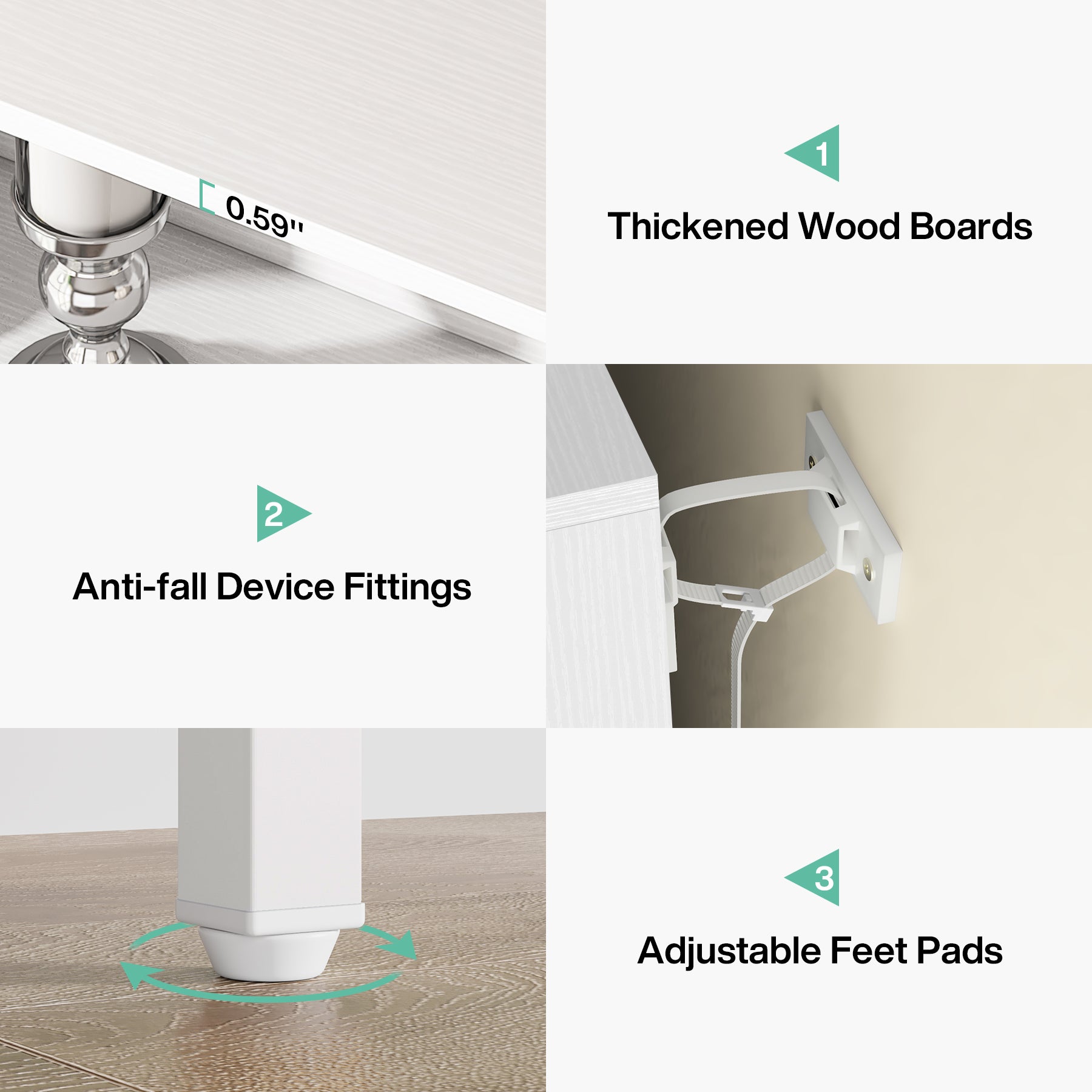 70.8" Bookcase with 5-Tier Storage Shelves