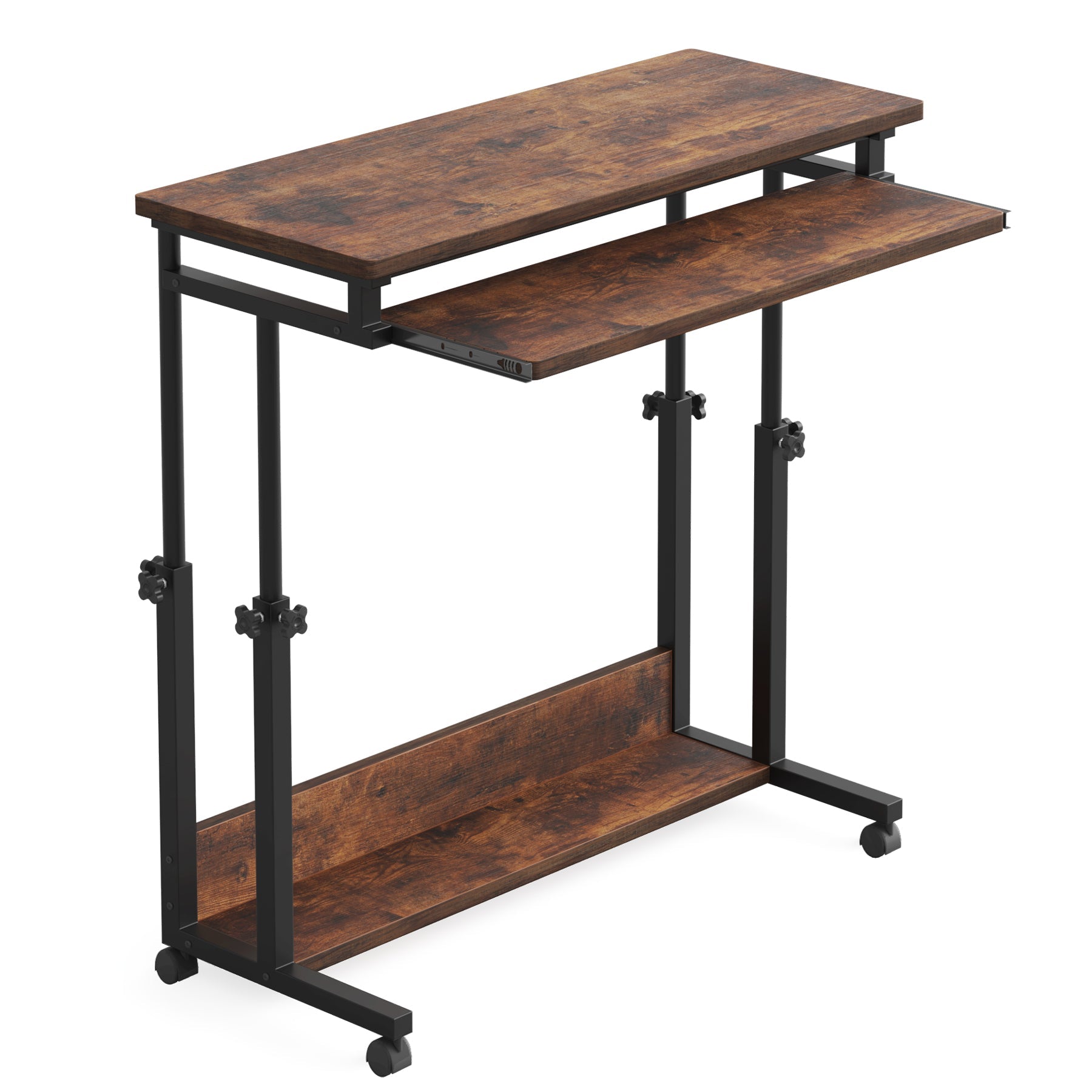 Tribesigns Height Adjustable Desk, Rolling Standing Desk Portable Desk Tribesigns