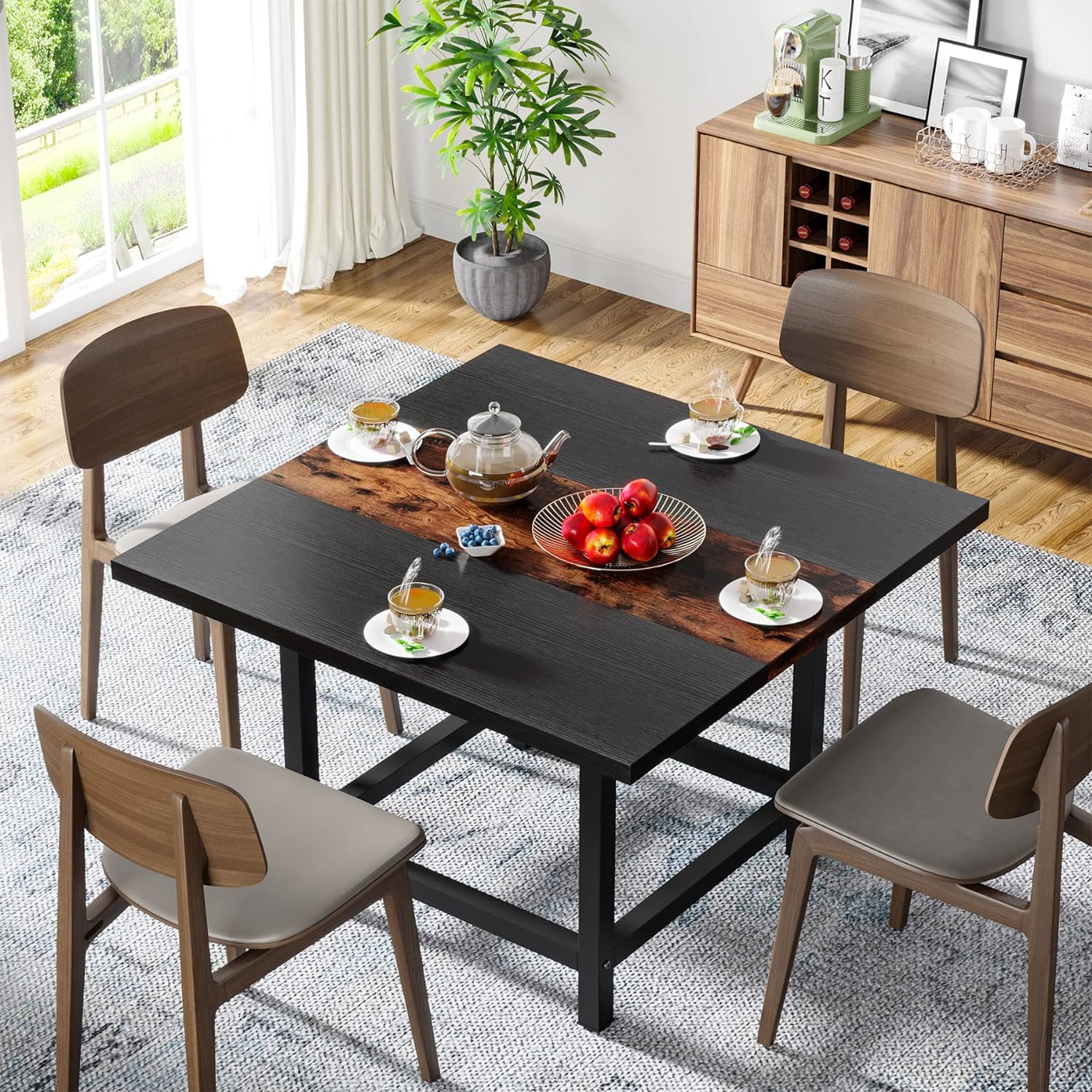 Square Dining Kitchen Table for Small Space