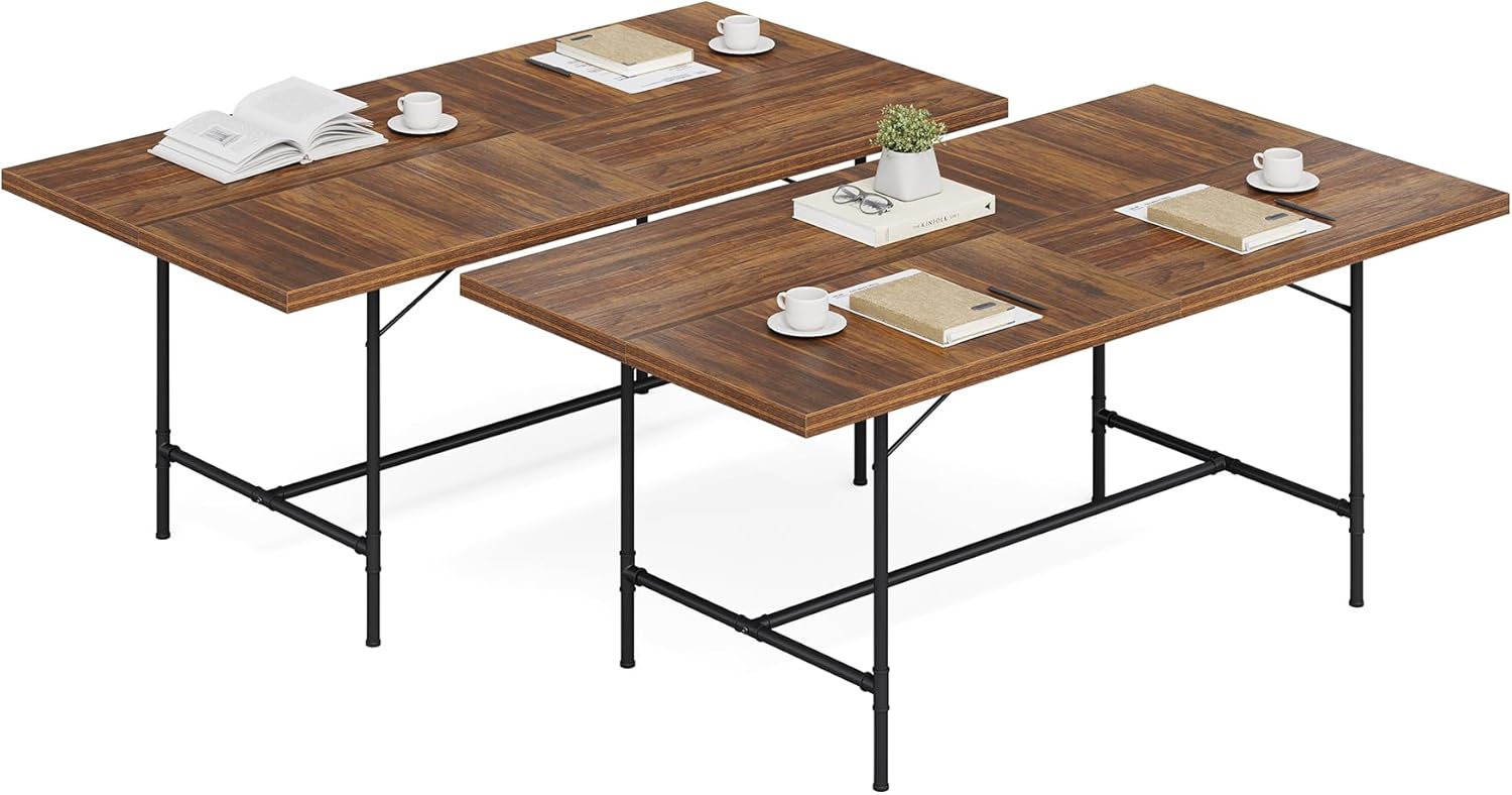 6FT Conference Table Rectangle Meeting Table (2-Piece)