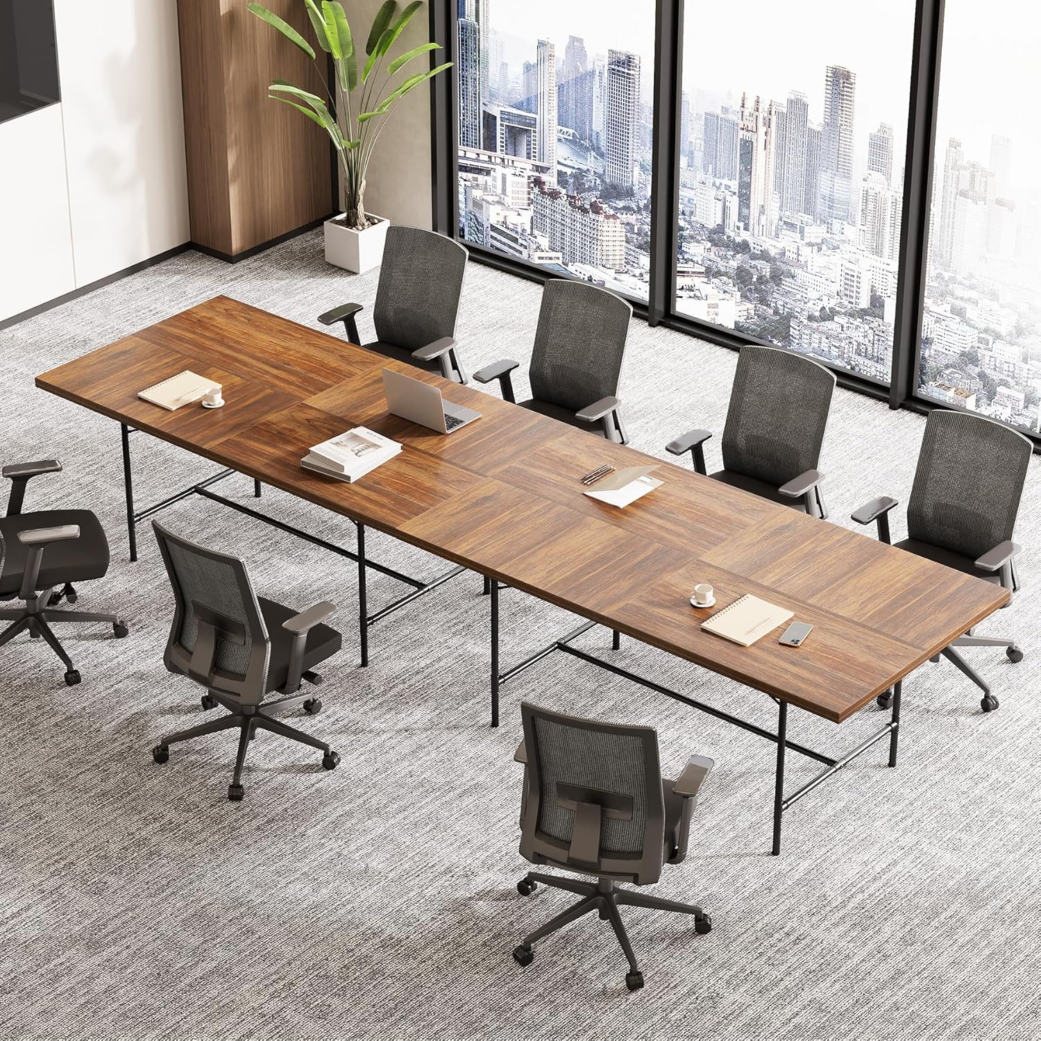 6FT Conference Table Rectangle Meeting Table (2-Piece)