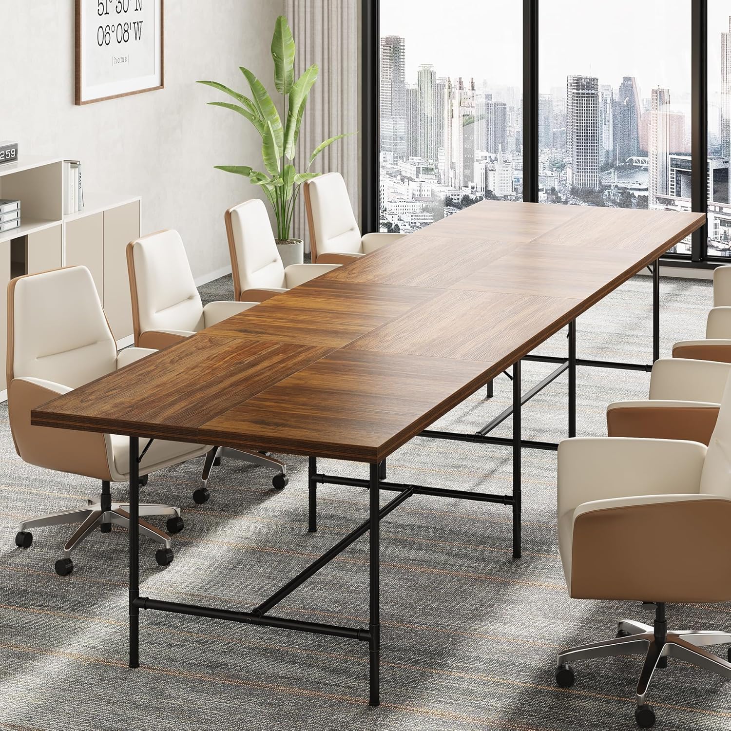 6FT Conference Table Rectangle Meeting Table (2-Piece)