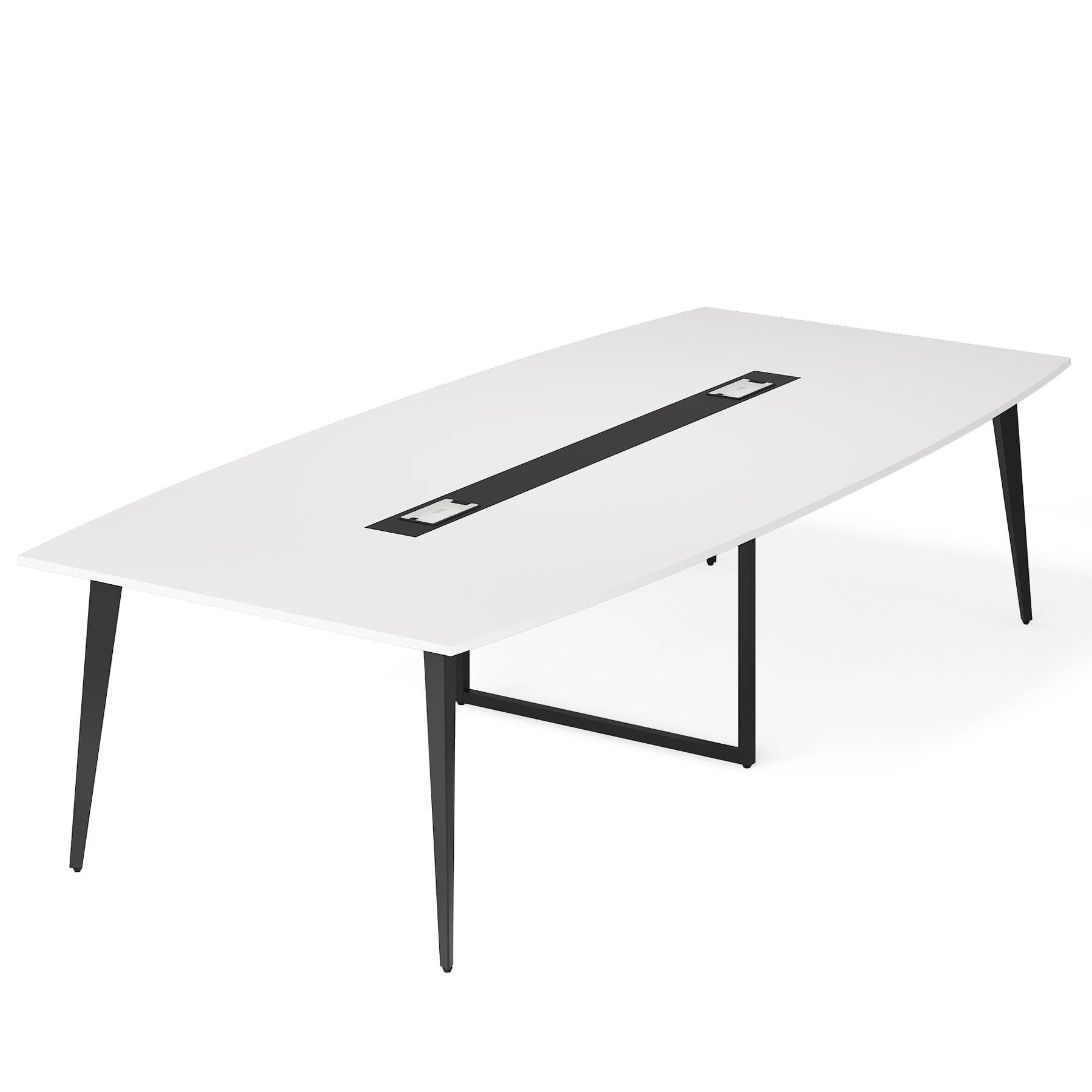 Tribesigns Conference Table, Modern 6FT / 8FT Boat Shaped Meeting Table Tribesigns