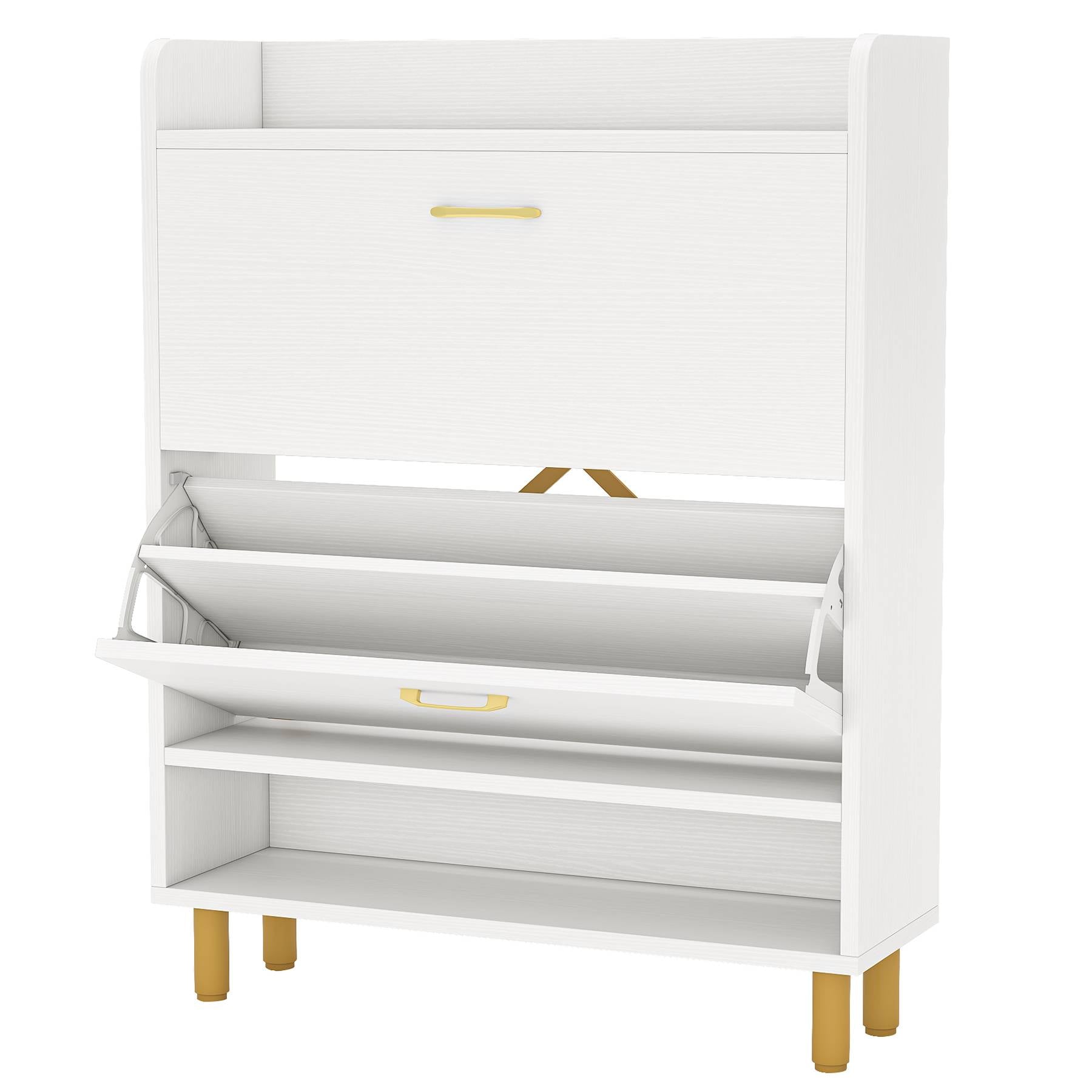 Tribesigns Shoe Storage Cabinet, 3-Tier Shoe Organizer Rack Tribesigns