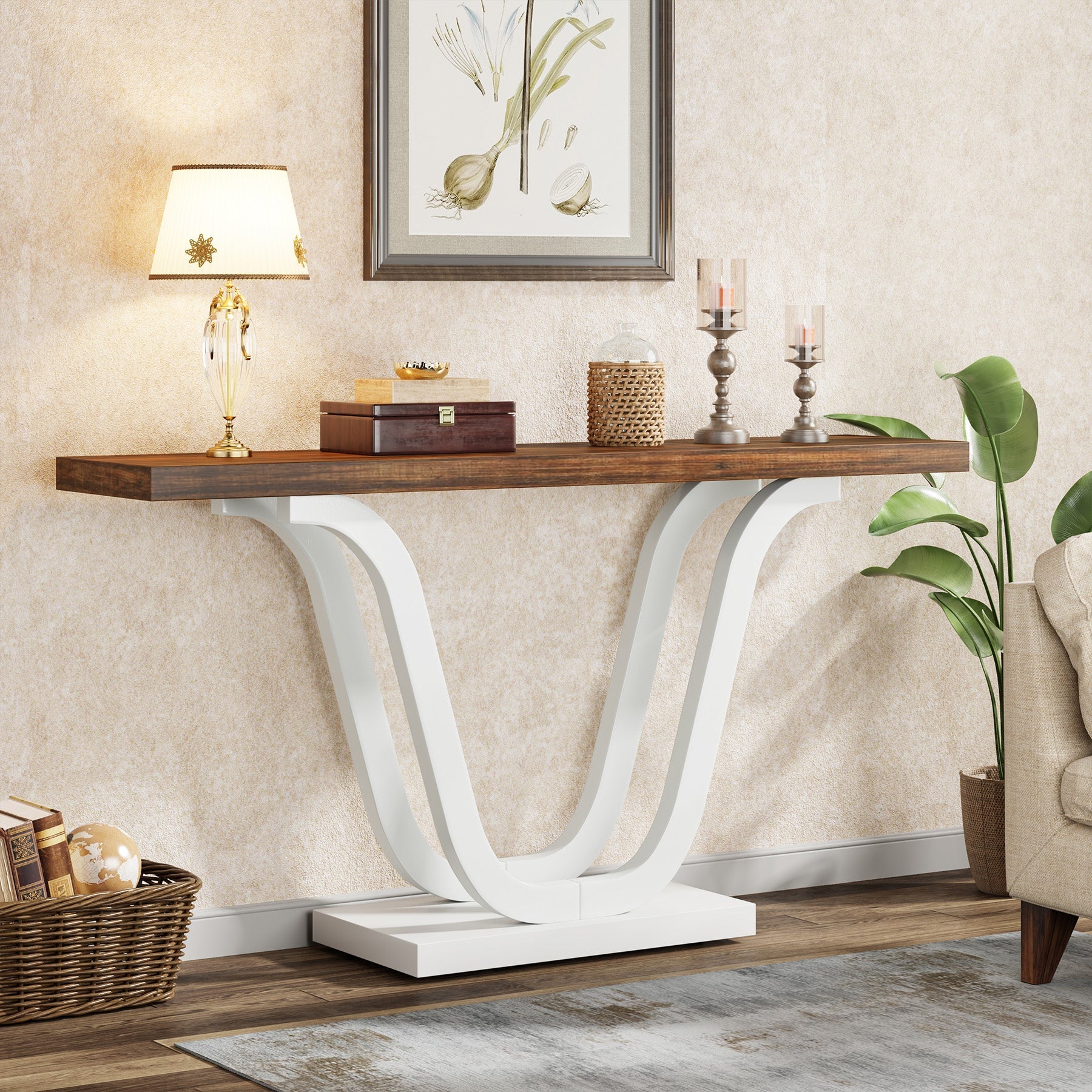 Brown & White swatch