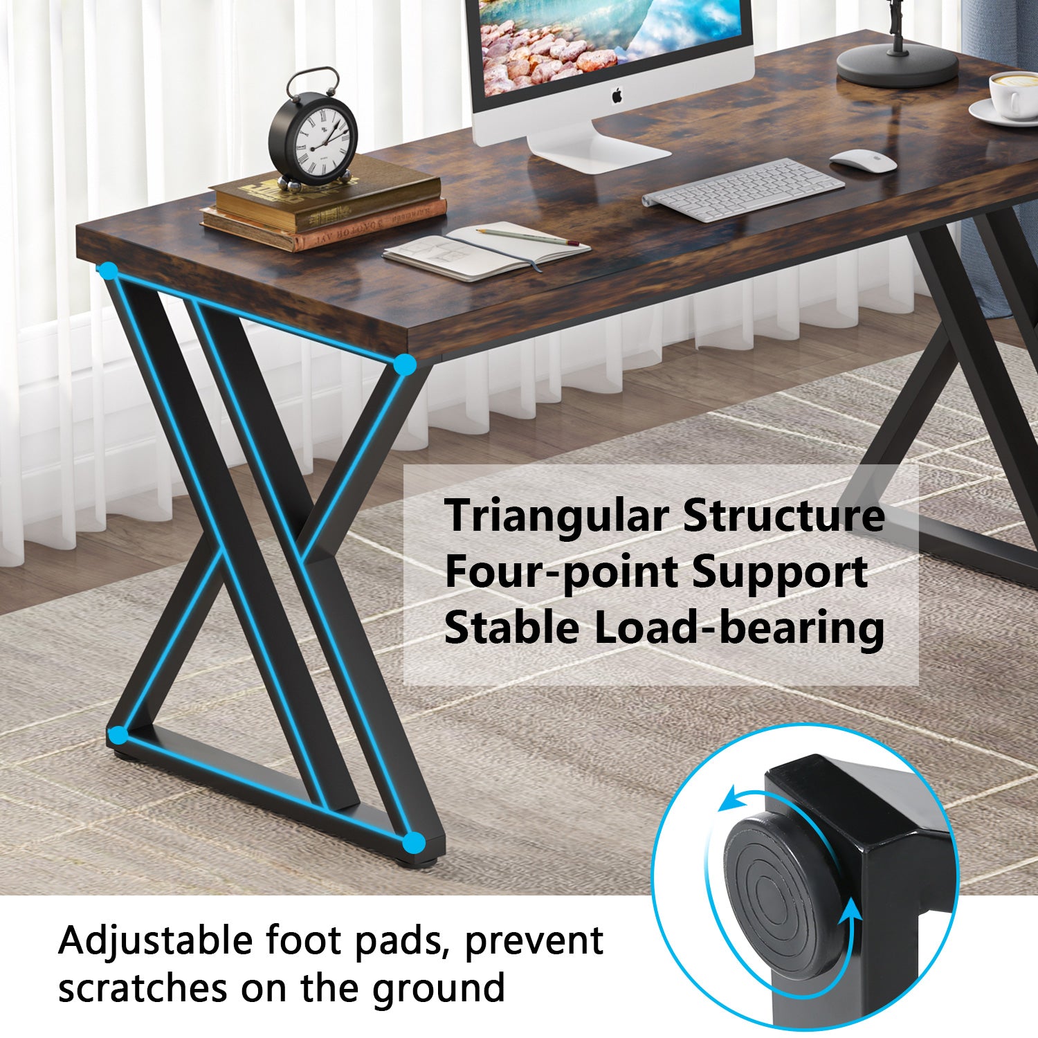 55" Computer Writing Desk